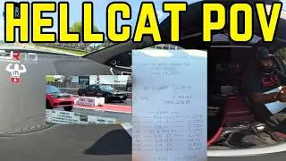 hellcat drag race pov
