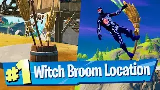 Travel 100 Meters on a Witch Broom Location - Fortnite