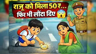 Raju and the Shining Coin &mdash; A Short Moral Story for Kids🌟