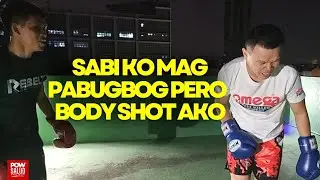 Bano Mag Boxing si Pow Salud | 2 Round Play Spar with coach