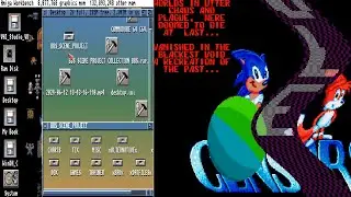 AMIGA CD ATTRACT MODE BBS SCENE PROJECT DEMO SEGA MEGADRIVE 1993 GENESIS NOT BOOTABLE On CDTV CD TV