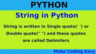 String in Python
