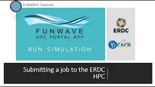 FUNWAVE HPC Portal Application: Run Tab
