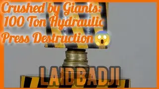 Crushed by Giants: 100 Ton Hydraulic Press Destruction 😱