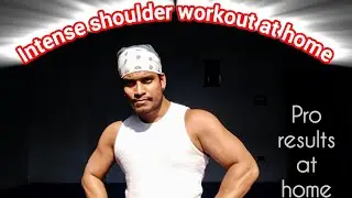 5 min Home Shoulder Workout (No Gym) | Tiger Treen