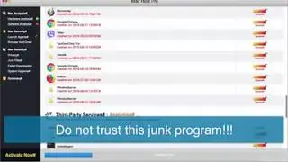 Mac Heal Pro virus removal video.