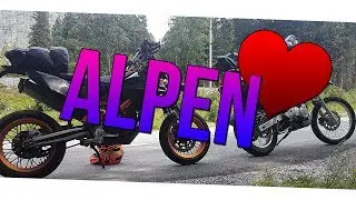 ICH bin das ERSTE MAL in den ALPEN! | Ohne UNFALL durch die ALPEN? | KURVEN mit KTM 690 SMCR [1/12]