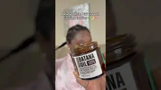 4C hair growth using Batana oil #4chair #naturalhairjourney #batanaoil #lengthcheck #naturalhair