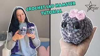 Sad Hamster Meme Crochet Tutorial | No Sew Crochet Pattern