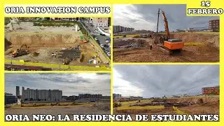 🚧 LA RESIDENCIA DE ESTUDIANTES EN CONSTRUCCI&Oacute;N | ORIA INNOVATION CAMPUS | MADRID 15 FEBRERO 2024 🚧