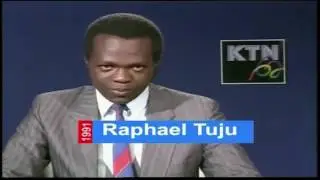 THE MAKING OF NEWS MAKERS: Raphael Tuju read news at Kenya Television Network (KTN)