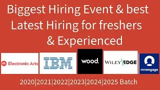 IBM , Wiley Edge , Electronic Arts , Moengage ,Wood   |2021,  2022 , 2023 , 2024 jobs