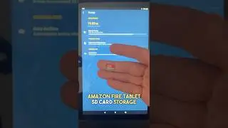 How to Add Amazon Fire Tablet SD Card Storage (in 75 seconds)