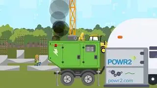 How POWR2 Hybrid Power Systems Work on Construction Sites.