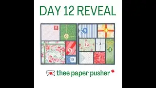 thee paper pusher 2025 Advent Calendar reveal - Day 12