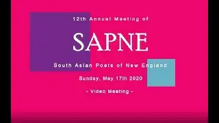24th Annual Harvard India Poetry Meet 2020