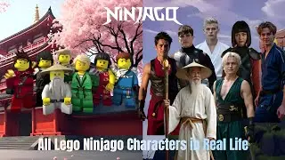 All Lego Ninjago Characters as Real-Life Humans! | Ultimate AI Transformation | ALL Parts Combined!
