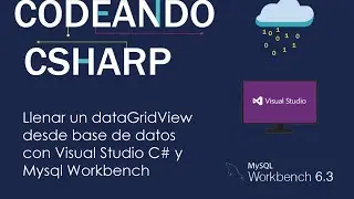 Llenar dataGridView con consulta a base datos con Visual Studio C# y Mysql Workbench