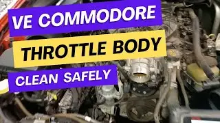 Чистка корпуса дроссельной заслонки VE Commodore
