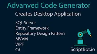 Advanced Code Generator Builds C#, SQL Server, WPF Application in Less Than a Minute