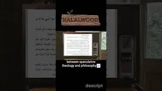 Speculative theology (Kalam)  - Ibn Khaldun - At Taftazani
