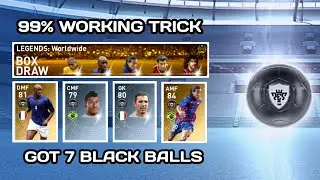 Thunder Black Ball Trick in Legends Worldwide Box Draw Pack Pes 2019 Mobile