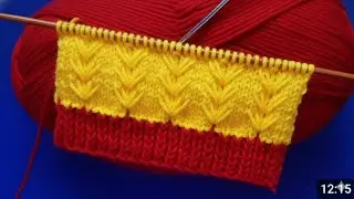 2 रंग का शानदार स्वेटर डिजाइन/Two Colour Sweater Design/Double Colour knitting/Do Rang ka design