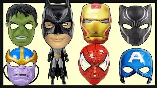 Avengers superhero mask review || Spider-Man, Batman, Black panther, Thanos, Hulk, Thor, Superman