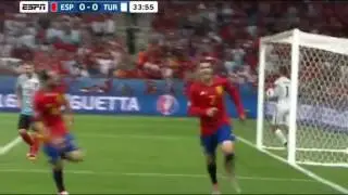 Spain vs Turkey Goal Alvaro Morata