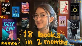 chatting about the 18 books I read in january + february || reading wrap-up