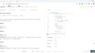 Palindrome Number Leetcode Solution | Python