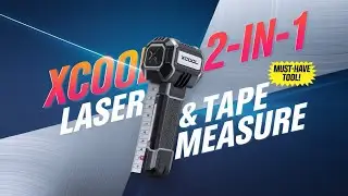 xCool 2-в-1 Лазерный дальномер и рулетка: идеальный инструмент для измерения!