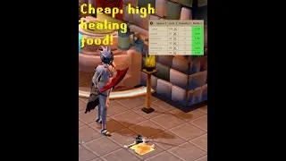 Niche method for easy high-healing food in Old School Runescape! #shorts #osrs #runescape