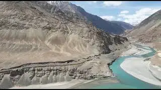 Sangamon Of Rivers Indus And Zansakar Meets Video By Mr Guriqbal Singh  You Tuber USA .