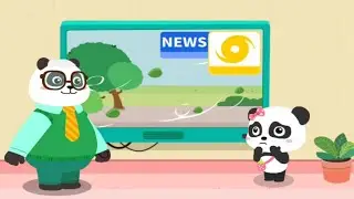 Little Panda's Weather Hurricane | Becareful! A Storm is Coming | Safety Tips Babybus Gameplay Video