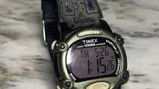 Ожил! Винтажные цифровые часы Timex Expedition вернулись к жизни!
