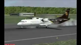ATR 72-500 landing in EPGD Gdańsk