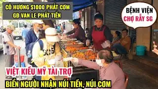 GIA ĐÌNH VAN LE USA PHÁT 500p TIỀN | CÔ KIM HƯƠNG USA TẶNG $1000 PHÁT 500P ĂN CHO BỆNH NHÂN NGHÈO