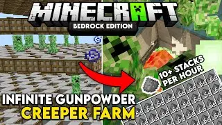 SIMPLE 1.17 CREEPER FARM For Minecraft Bedrock Edition (MCPE/Xbox/PS4/Switch/Windows10)
