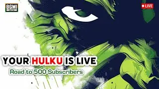 Ultimate Royale rank push🔺| Road to 500 Subs| Hulku is live #pubgmobile #bgmi