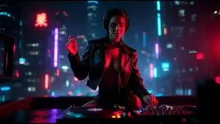Cyber Neon — Dark Melodic Techno at Night
