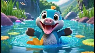 Plush platypuses go paddle paddle paddle | Nursery Rhyme | Kids Songs | Baby Music