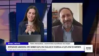 BM&C (10/08/2023) - Estados Unidos: CPI sobe 0,2% em julho e chaga a 3,2% em 12 meses
