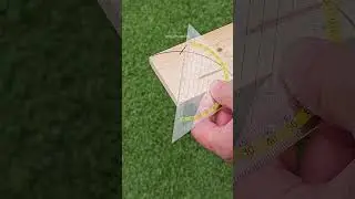 Draw 30&deg;/60&deg; Degrees Trick #DIY #LifeHacks #WoodWorking