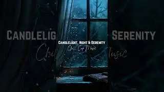 Cozy Winter Night | Candlelight & Snow Ambience