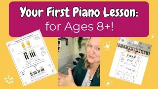 First Piano Lesson for Kids (Ages 8 and up) 🎹 | Learn Your First Song!