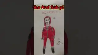 Red Criminal Drawing 😍 #free fire #red criminal
