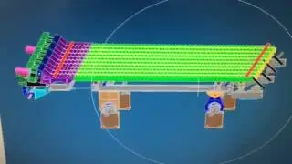 Automatic Walking Beam Type Cooling Bed for Light Structure