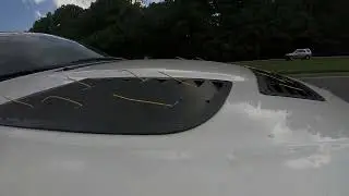 E46 M3 Trackspec Hood Vent Aero Test