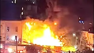 FDNY BOX 2889 - FDNY ТУШИТ 3-Й ПОЖАР В ШИНОМАННЕ НА СКОРОСТНОЙ АВТОМАГИСТРАЛИ CROSS BRONX, DA BRONX.
